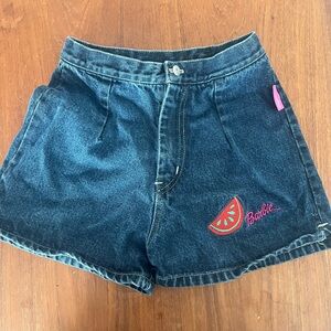 Vintage 2003 Barbie Brand Shorts Youth Small
